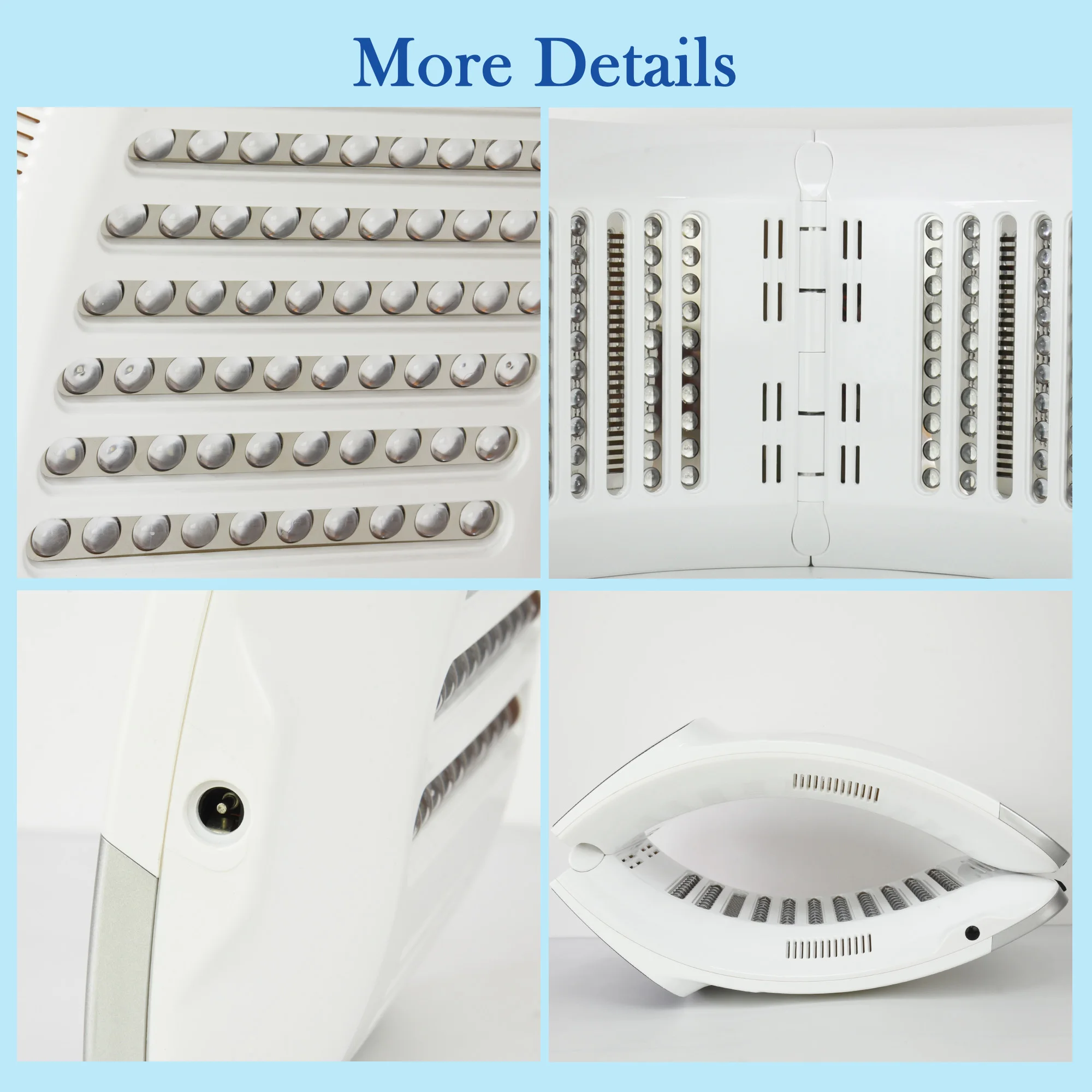LED light therapy 6 colours skin rejuvenation beauty machine PDT LED Light facial machine