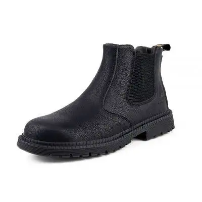 light weight waterproof steel toe hit and stab proof anti smashing antiskid construction safety shoes for men working shoes