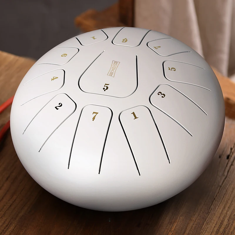 
Hand Held Drum 10 Inch 11 Notes Square Steel Tongue Drum Handpan Instrument 