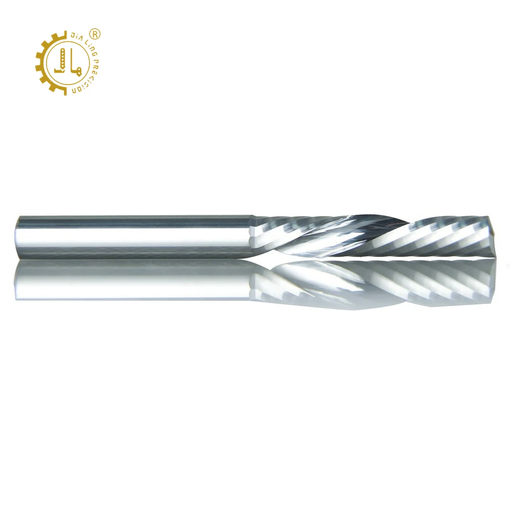 Solid Carbide O Flute Single Flute Down Cut Spiral Downcut CNC Bits Woodworking