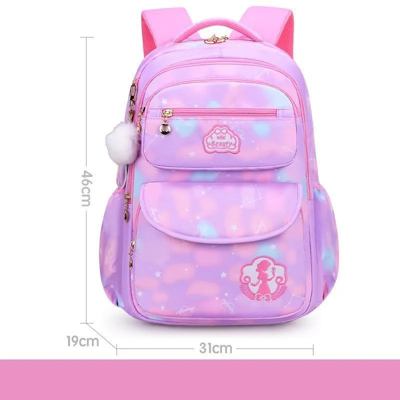 TS New Large Capacity Waterproof Cartoon School Bags for Children Pupils School Bags Kids Backpacks