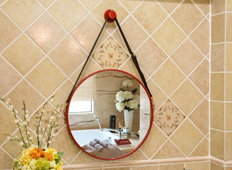 mirror with strap
