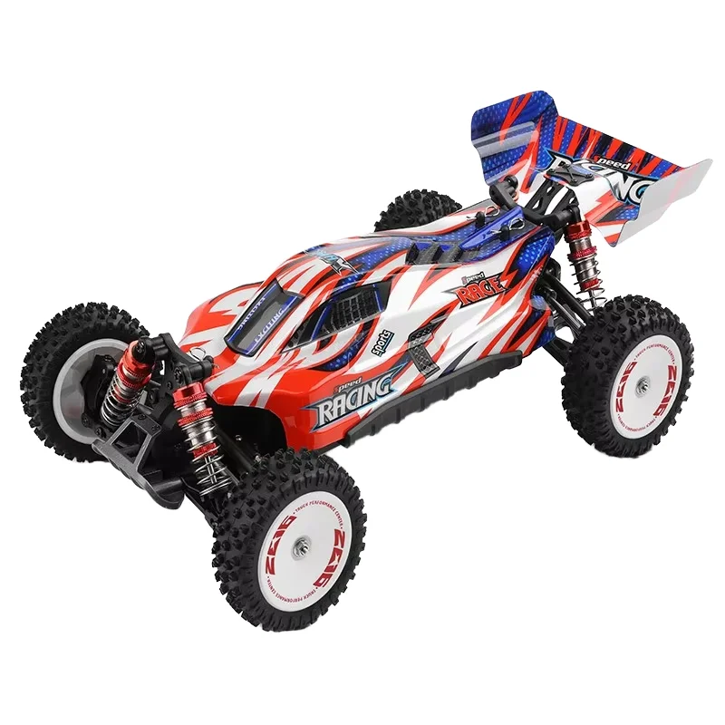 Wltoys 124008 1/12 Радиоуправляемый высокоскоростной Электрический полный привод 3s бесщеточный гоночный автомобиль с дистанционным управлением Дрифтерный пустынный грузовик