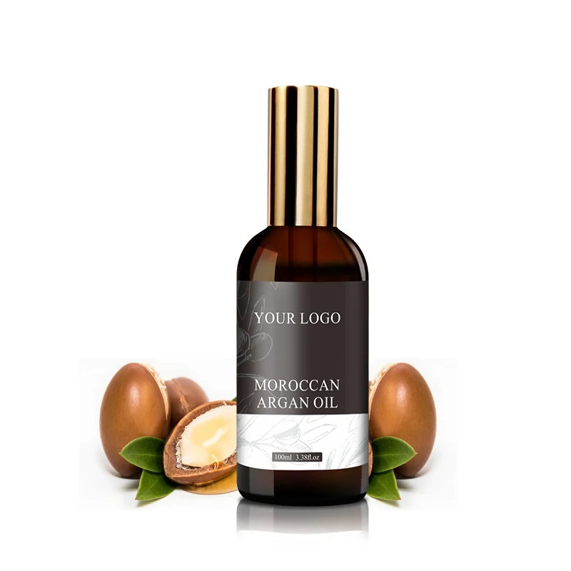 Private Label Hair Serum Oil Natural Organic Moroccan Argan Oil