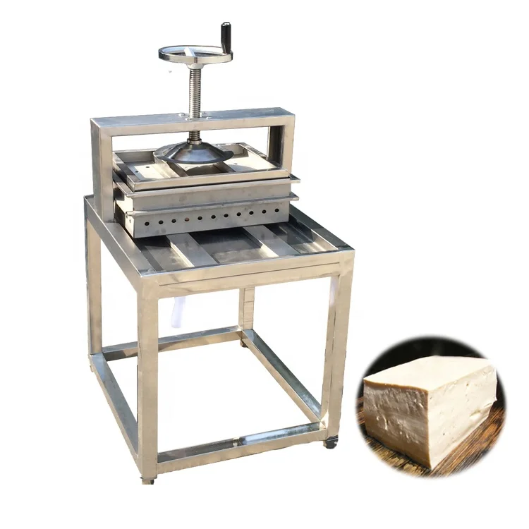 stainless steel manual soya panner machine/tofu press maker