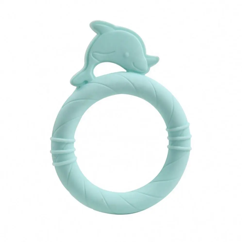 New Style Customized Baby Silicone Teether Play Game Baby Teething Colorful Flexible Baby Teether Ball