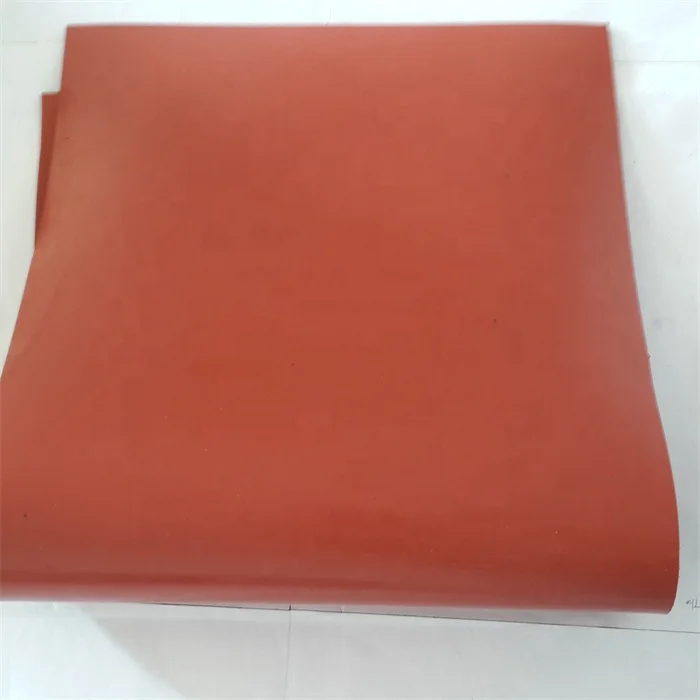 Oil Resistant Food Grade Smooth Surface Orange Rubber Conveyor Belt Rubber Sheet