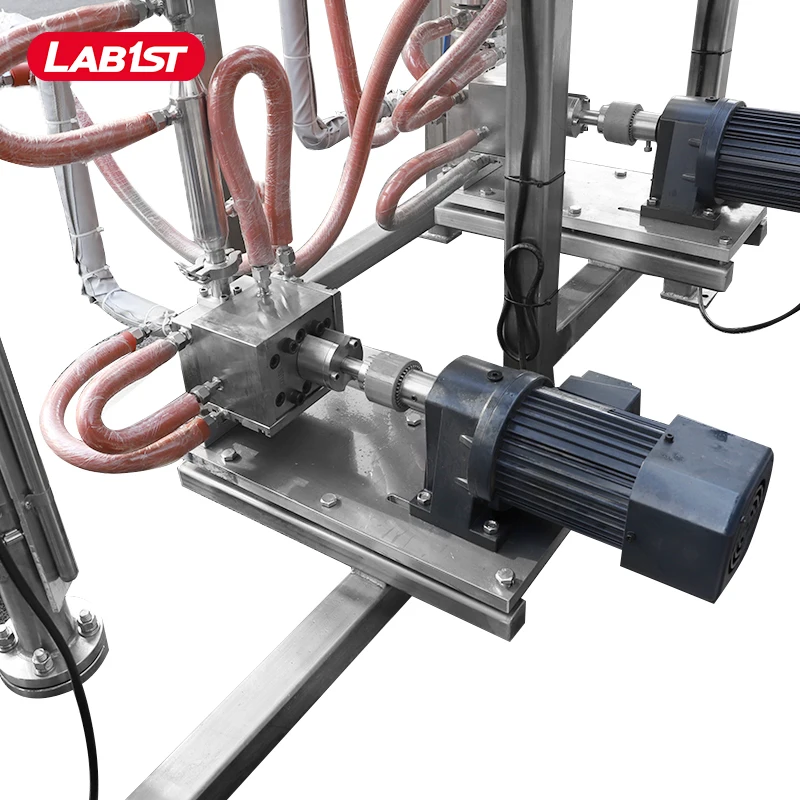 Lab1st vacuum chemical stainless steel evaporation metal thin wiped film evaporator price low operation temperature lab