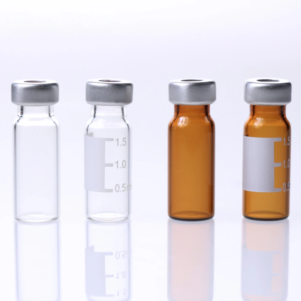 2ml Autosampler Crimp lid Glass  Hplc  Vial For Chromatography Instrument