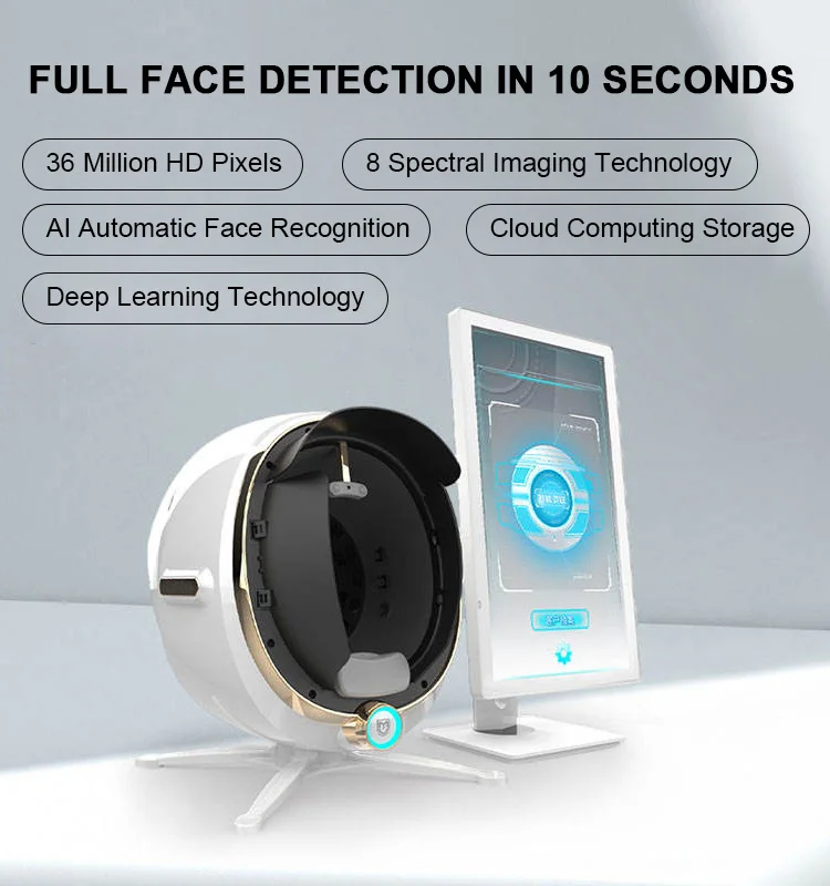face analyzer machine skin tester analyzer electric skin analyzer