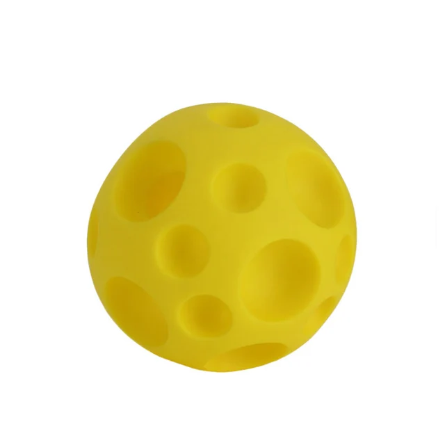 Low MOQ Safety soft snack larger dog chew ball vinyl dog food toy