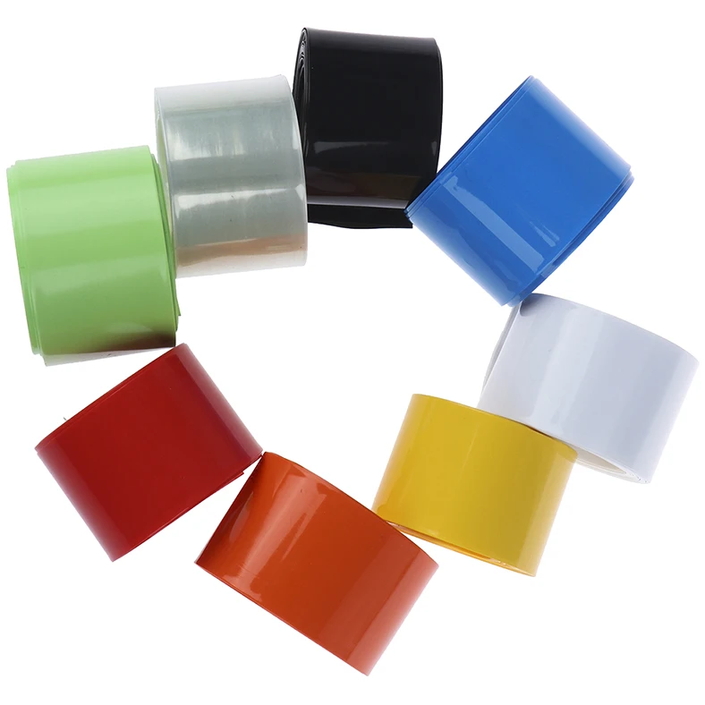 Custom 0.15mm shrink wrapping thick 400mm heat shrink tube width PVC Heat Shrink for battery pack