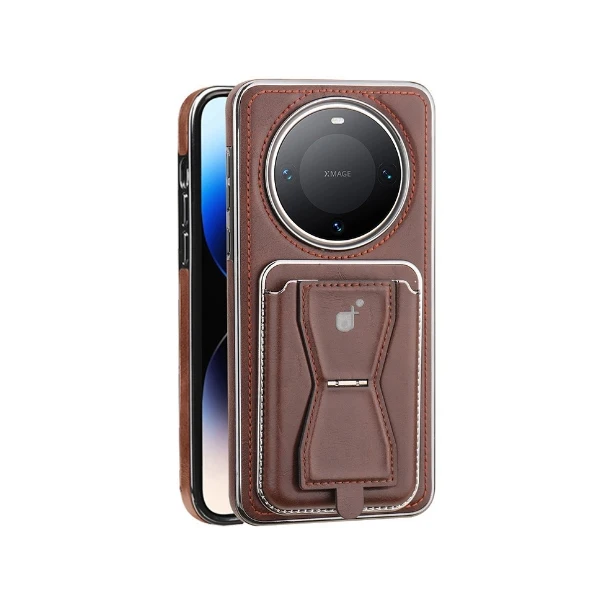 New design 2 in 1 function men popup wallet fully covered anti-fall phone case magnetic card holder for mobile phone