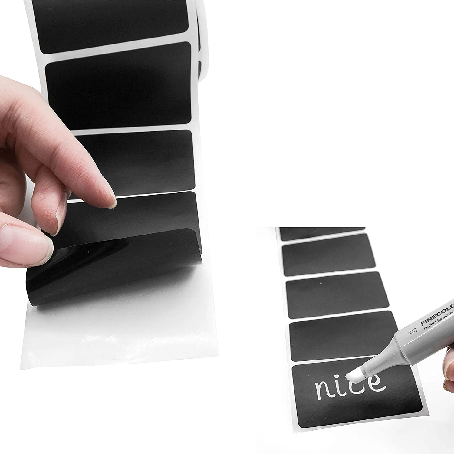 Этикетки для классной доски, многоразовые наклейки для классной доски, самоклеящиеся бумажные этикетки, наклейки, съемные этикетки для еды