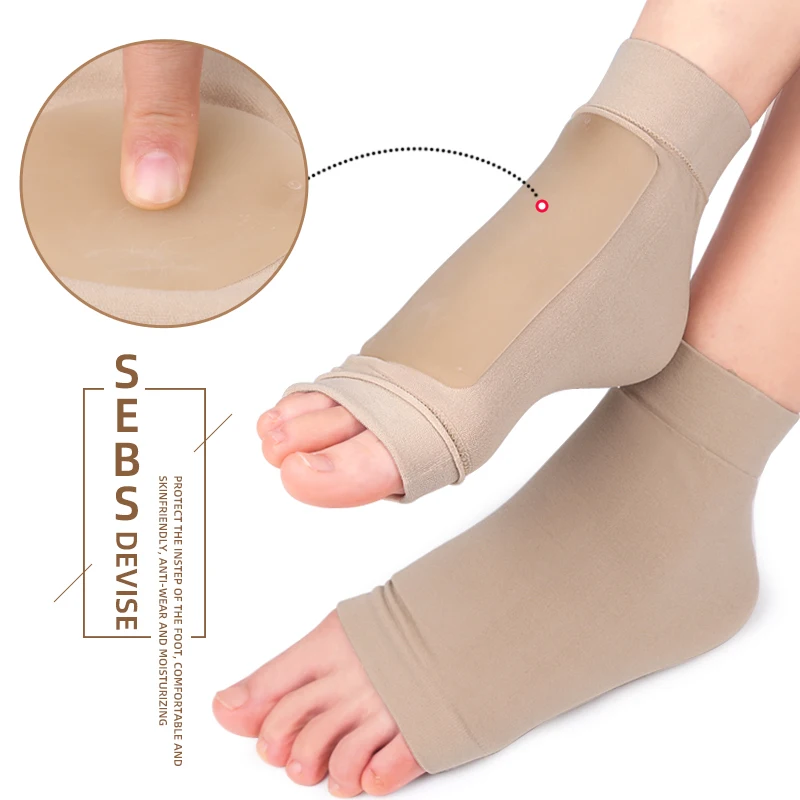 Comfortable moisturising socks for men and women sports ankle protectors breathable silicone nylon ankle protectors