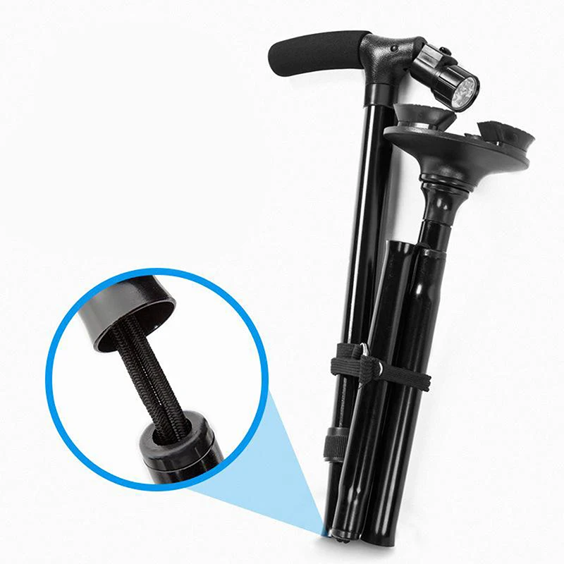Best Selling Products Aluminum Medical Crutches For Old People Walking Stick With led Light