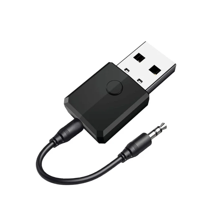 USB 5.0 3.5mm AUX Hi-Fi Wireless Audio Adapter, 4 in 1 Mini BT Transmitter Receiver for TV, PC  Headphones, Car