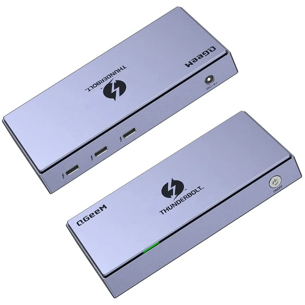 Thunderbolt 4 Docking Station OEM 6 in 1 Docking Dual Monitors 4K Single 8K60Hz 120W Compatible with Mac Book Pro Lenov o Del l