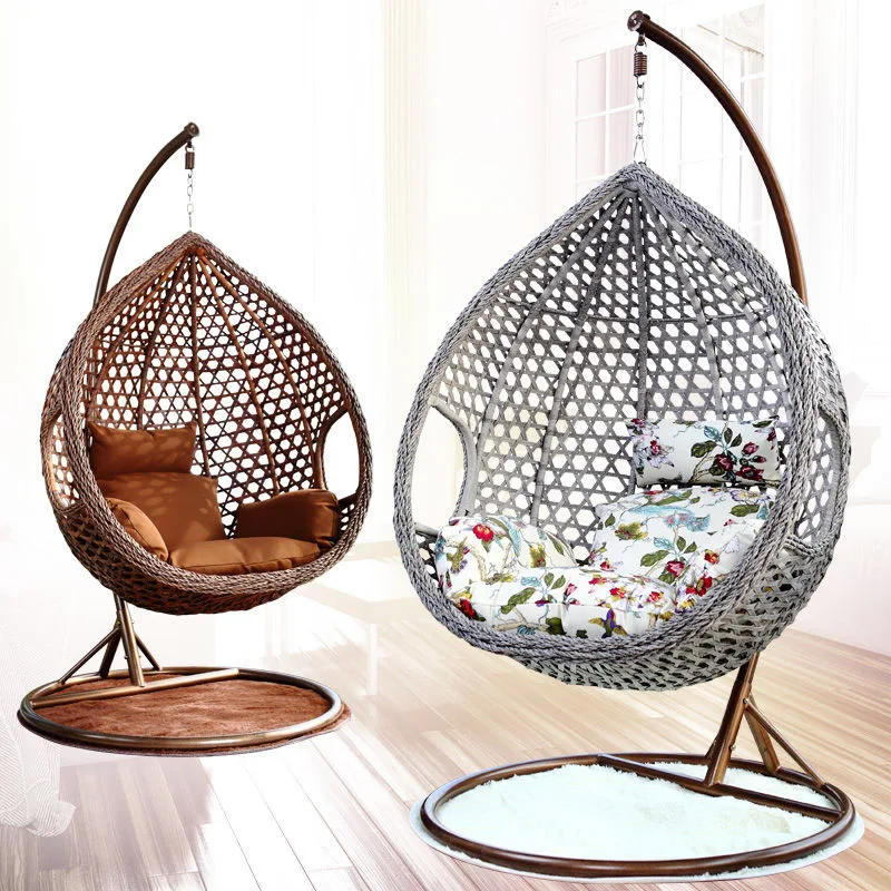 
Swing Chair Living Room Garden Furniture Swing Chair Outdoor Rattan Wicker Patio Hanging Swing Egg Chair 