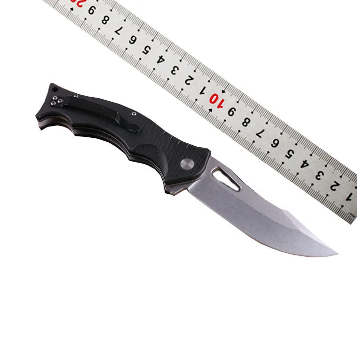 OEM technical price wholesale outdoor hunting tactical blade Folding Survival Knife pocket knife portable fishing G10 handle