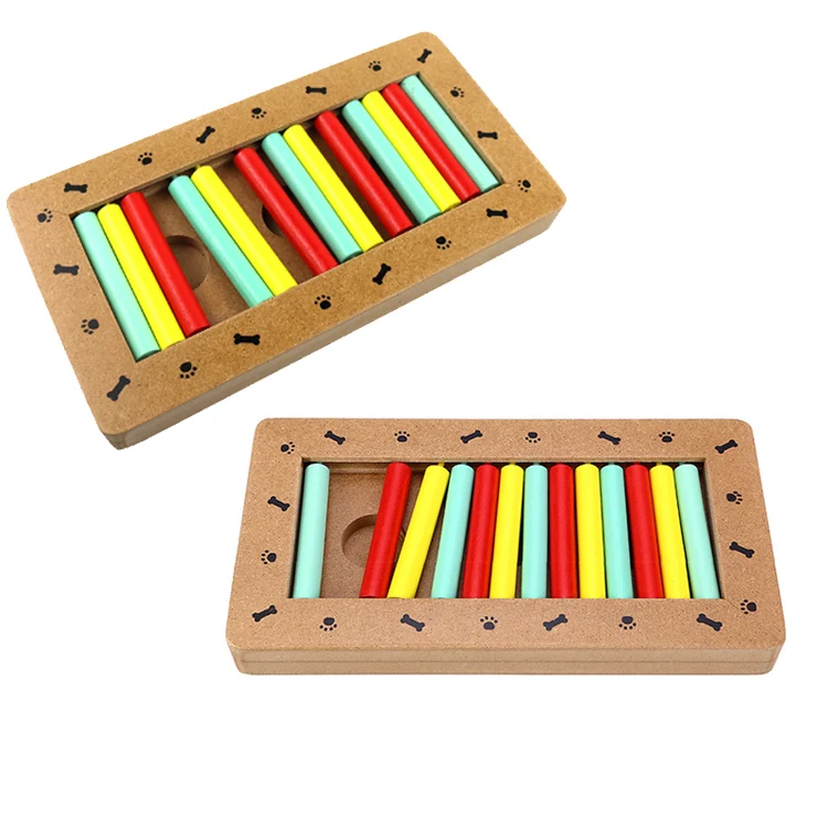 Best Newest Puzzle Toys Pet Feeder Treat Wooden Interactive Dog Puzzles To Cats