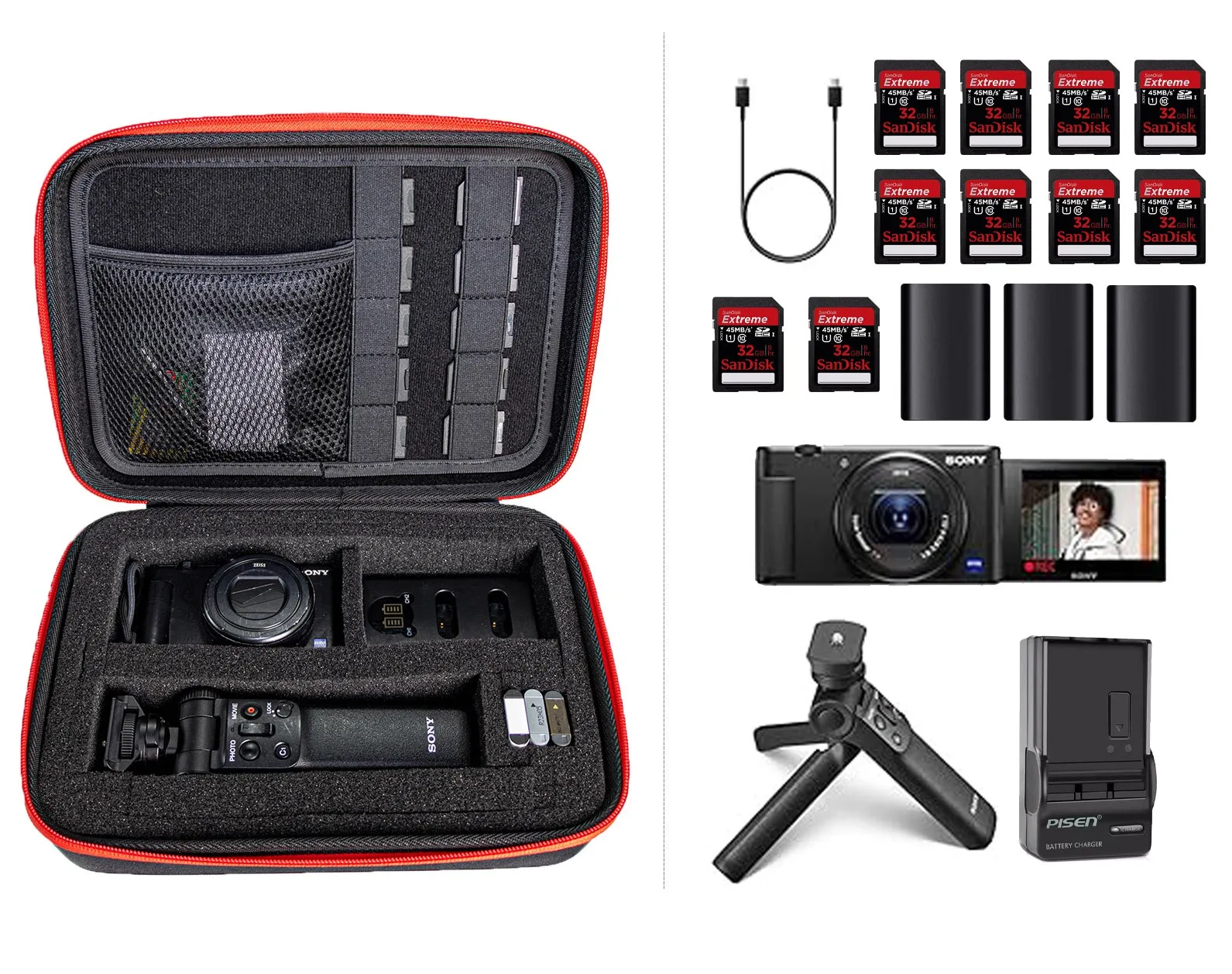 Camera Storage Case Fit For Nikon Sony CCD Digital Camera Devices
