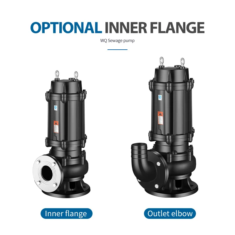 Aikon Top Quality monoblock sewage pump Electric Submersible Water Pump 5hp Cutting For Flood Discharge