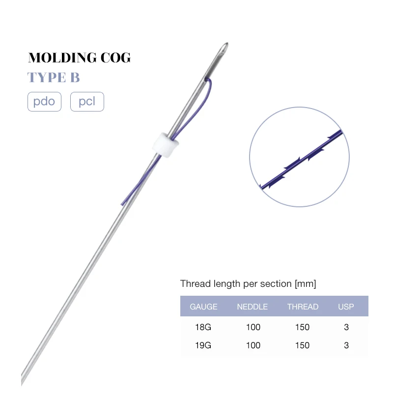 Beautlift Hilos Tensores PDO Faciales Korea Fine Micro Cannula Blunt Wire PCL