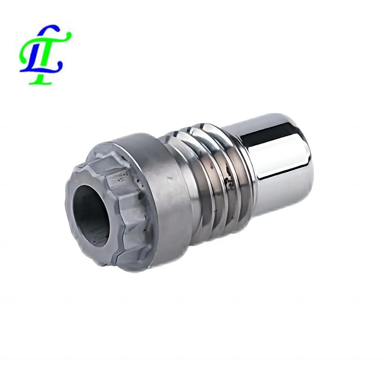 Cemented carbide oil spray screw thread nozzle for pdc drill bit