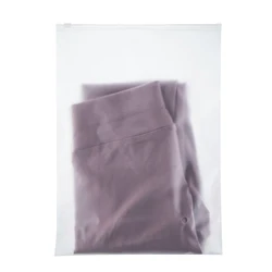 Wholesale The All New Virgin Material LDPE 100 Microns Zip Lock Self Sealing Bag  For Clothes