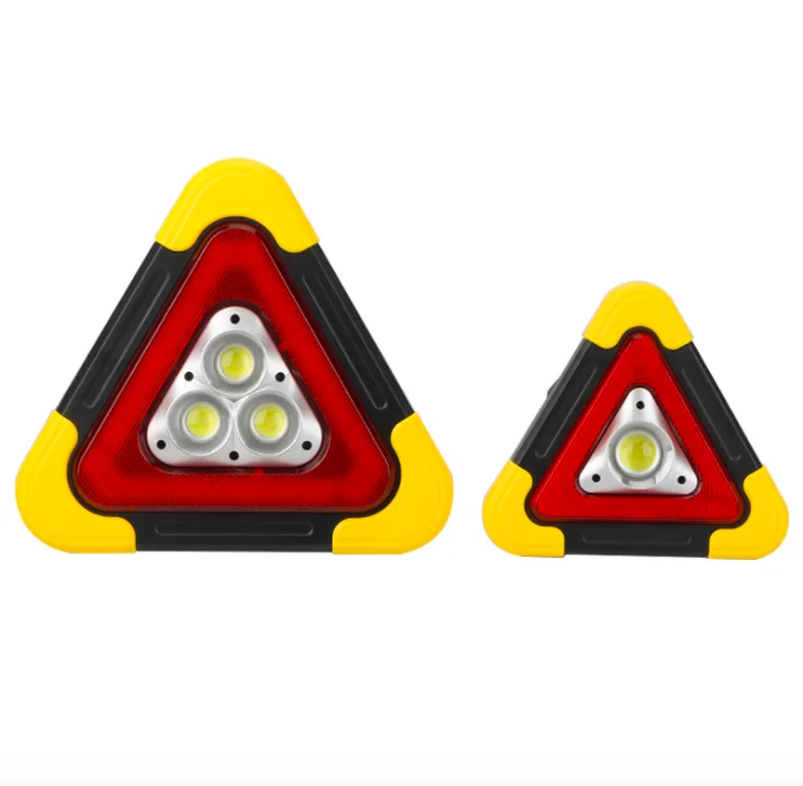 Emergency Parking Safety Solar powered LED Warning Triangle Light Signs, Warning Triangle