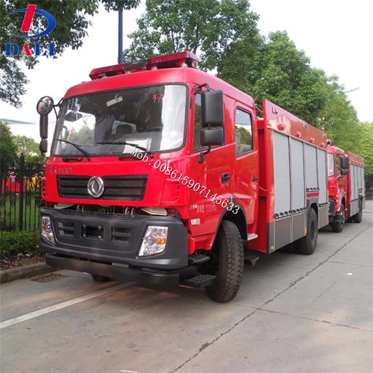  Пожарная и спасательная машина DLQ Euro 5 Dongfeng 4*2 пожарная на 6 колесах из пенопласта