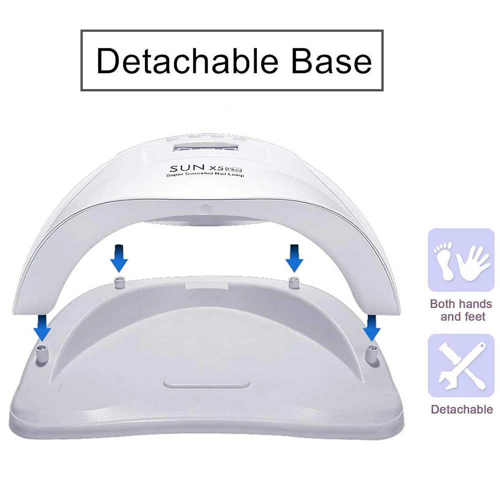 Table Nail Polish Heart Uv Led Nail Lamp 48 Rechargeable Nail Dryer