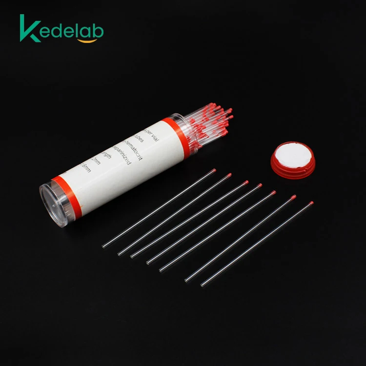 glass capillary tube blood collection disposable micro capillary tube sodium heparinized