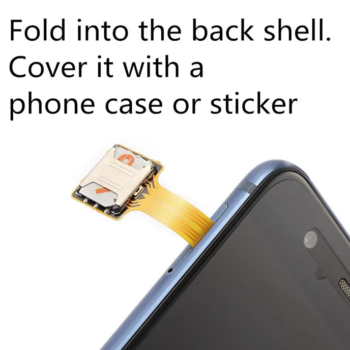 Dual sim adapter hybrid micro sd card for Android