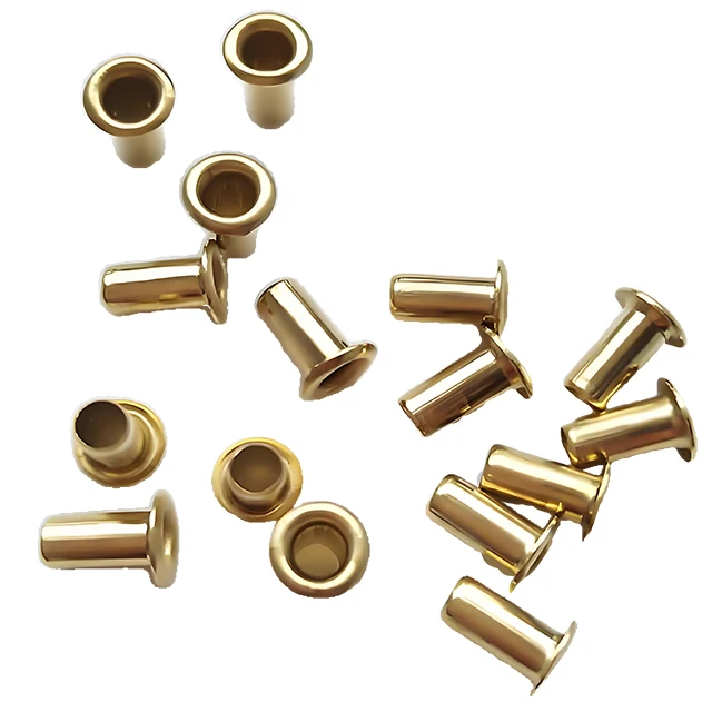 Custom threaded rivets CNC Machining Part Stainless Steel/Aluminum/Brass solid galvanize leather rivets CNC Milling Part Service