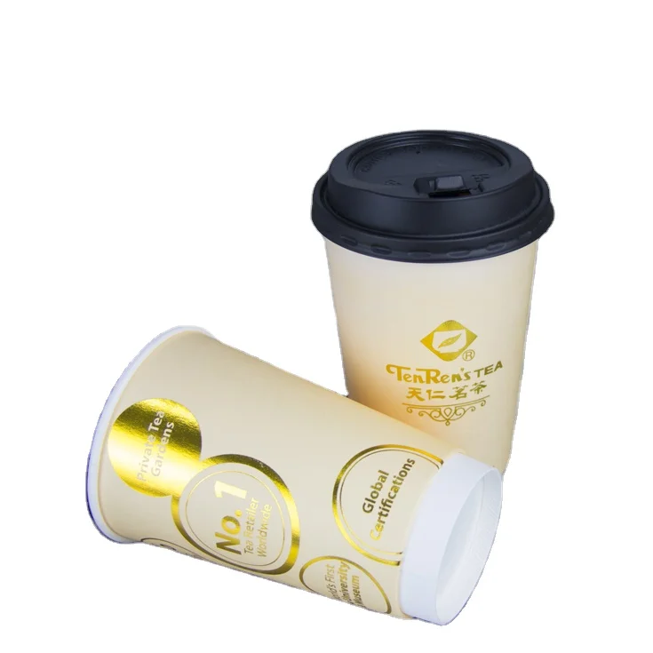 
Profession factory China paper printed single wall paper cup insert double wall cup coffee juice milk printed 