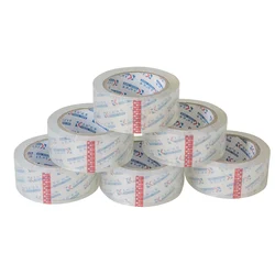Shipping Box Adhesive Tape Sealing Bopp Carton Shipping Waterproof Packing Transparent Shipping Adhesive Tape