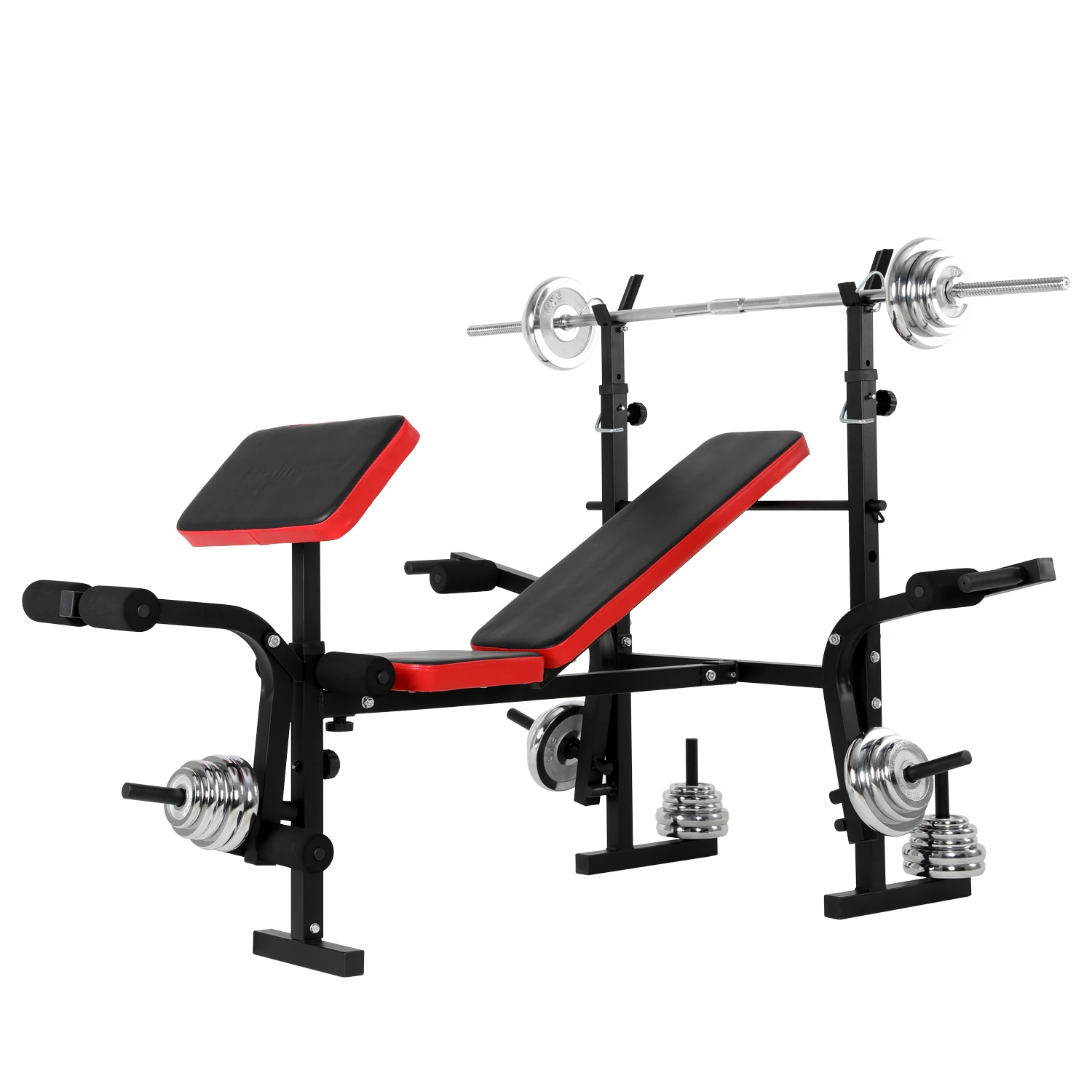 Unisex Home Indoor Strength Training Equipment Squat Rack Fitness Exercise Bench for Living Room Use