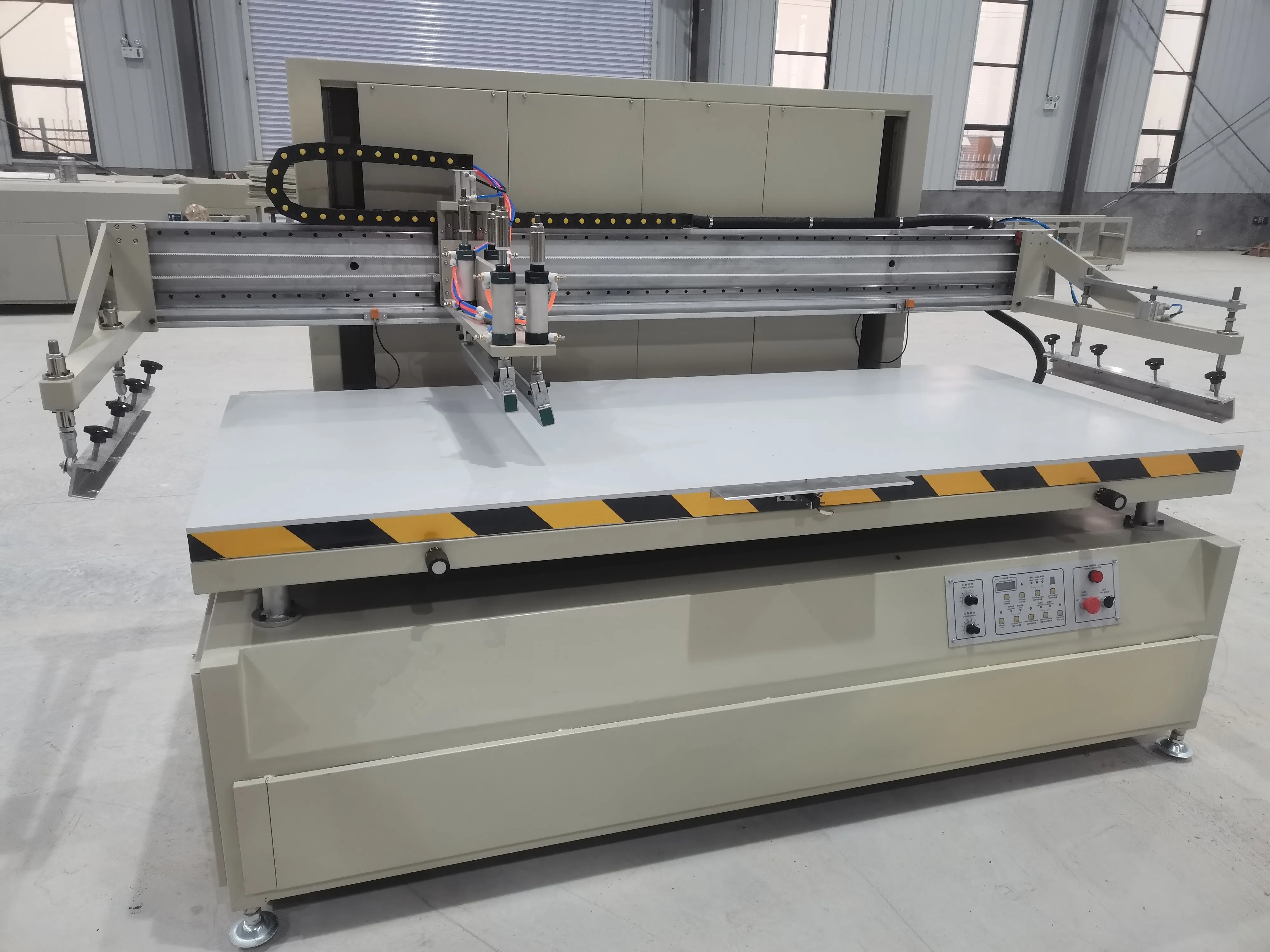 auto silk vertical  screen printing machine for board  high temperature screen printer on glass