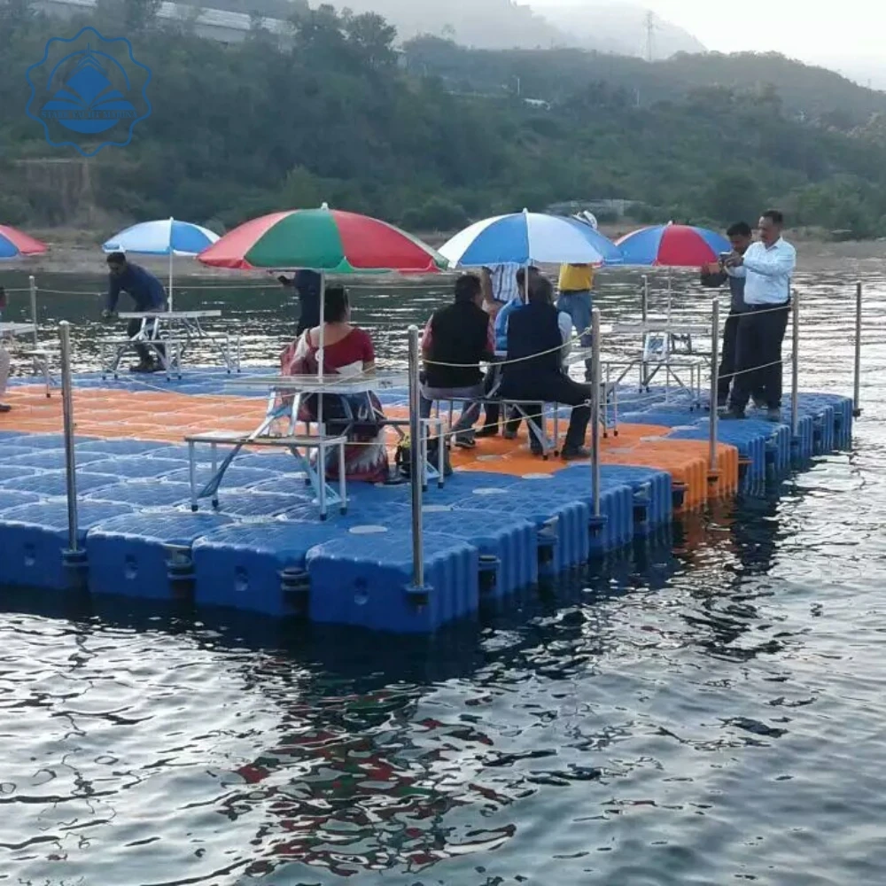 boat house 1000MM length  Easy assembly  Plastic pontoon floating bridge floating module for floating dock