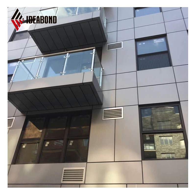 China Wholesale Websites Construction Aluminum Composite Material Aluminum Exterior Wall Solid Facade Panel in IDEABOND ACP
