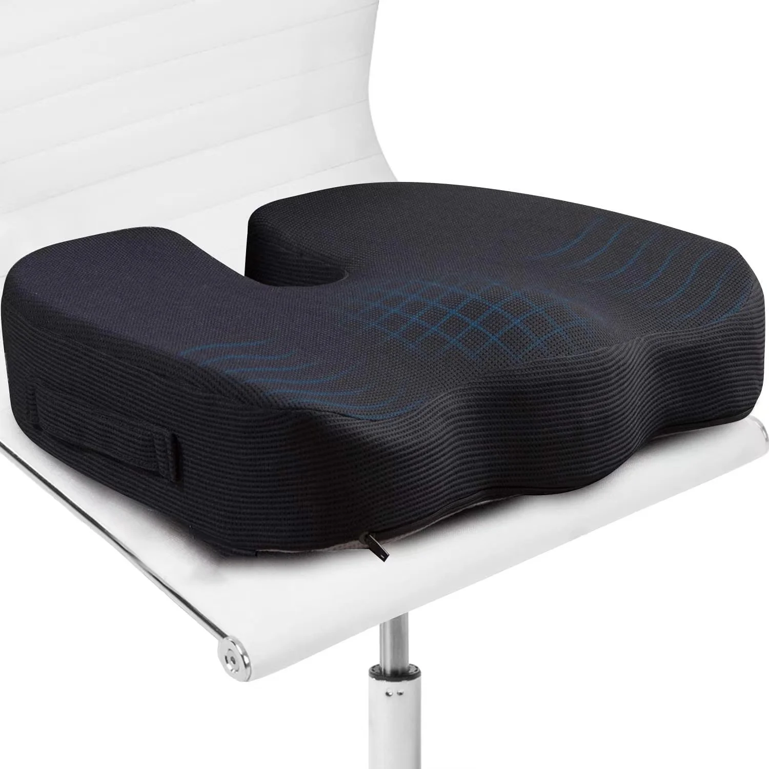 Chair Car Office Lumbar Back Support Comfortable Mseh Breathable  Pillow Memory Foam Orthopedic Seat Cushion