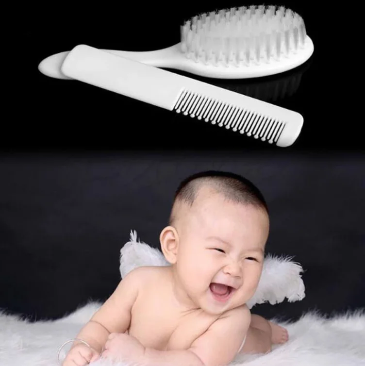 2PCS/Set Soft Infant Comb and Hairbrush Set for Baby Safety Children Brushes of Hair Care Products