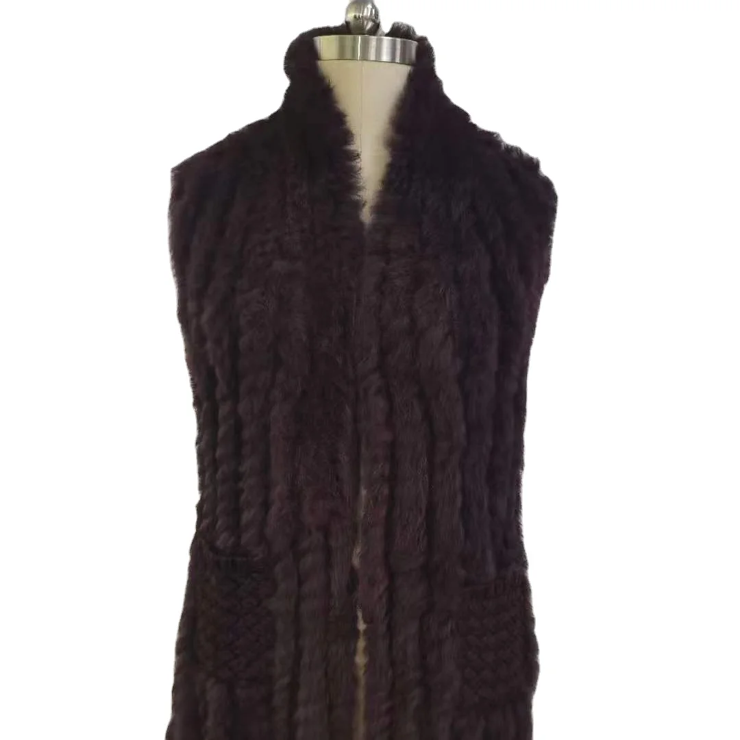 Hot-selling high-quality material new design ladies dark brown coat is worth buying