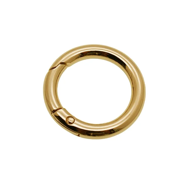 2023 new fashion High Corrosion Resistance metal oval shape buckle O ring for leather bag strap