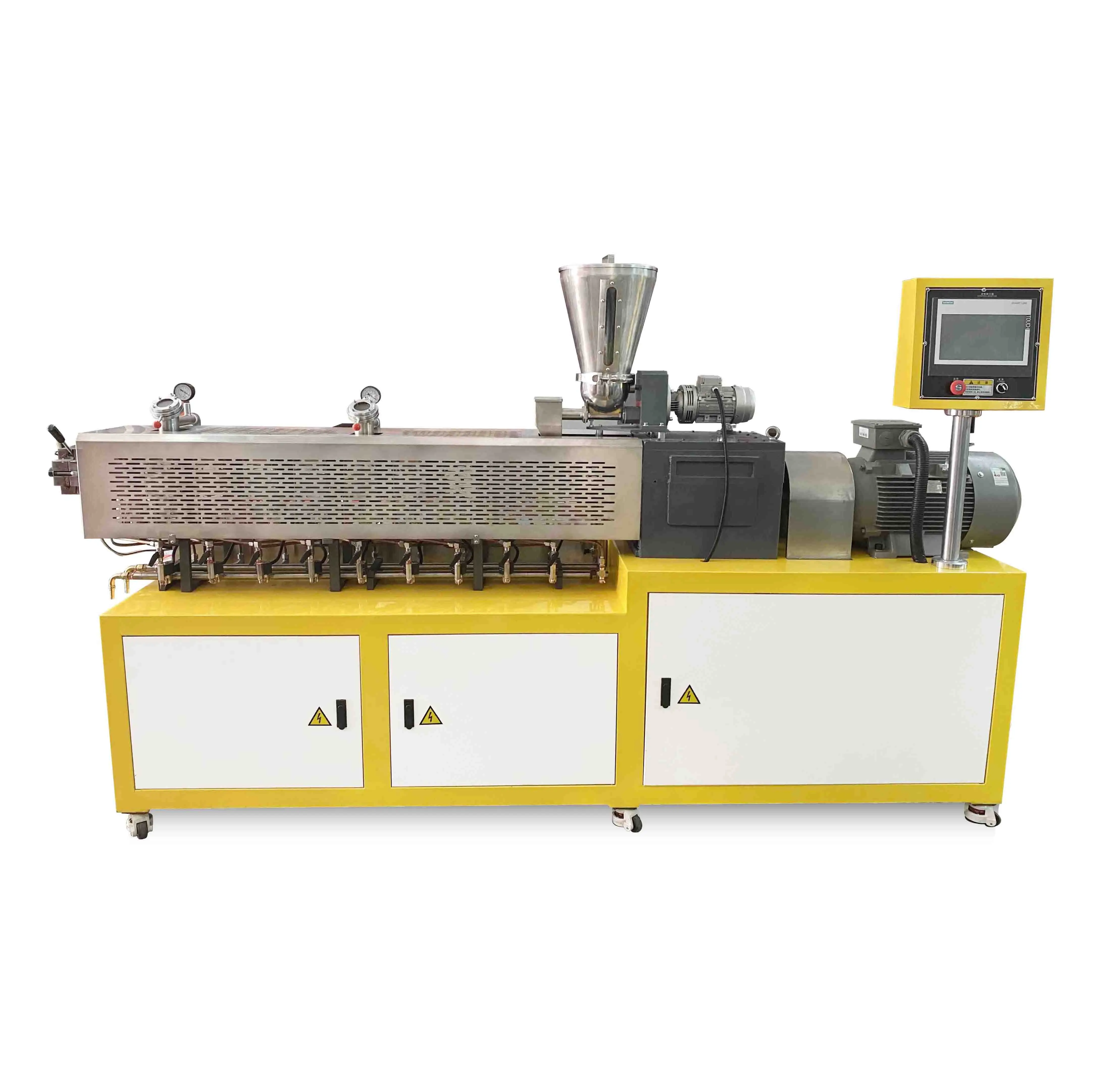 35mm diameter twin screw extruder for polypropylene pp granules
