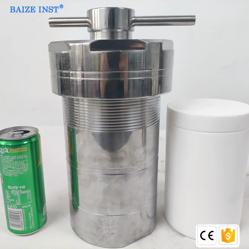 PTEF high pressure stainless steel 250 ml hydrothermal synthesis reactor