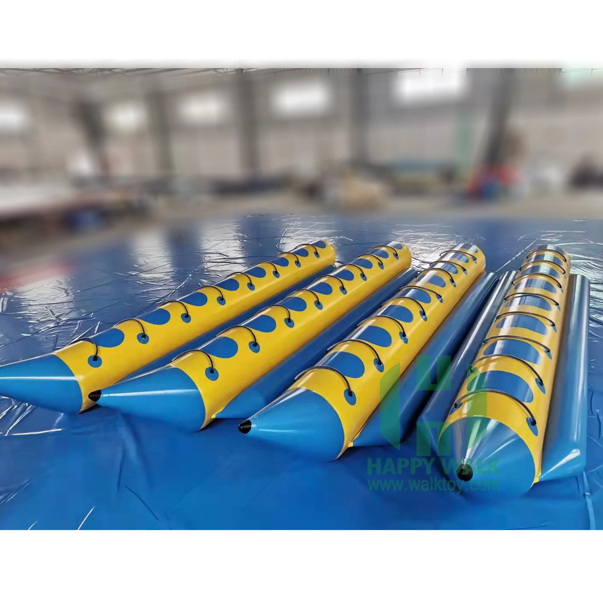 Новая синяя и желтая Банановая лодка прыжки на воде игра игрушки водная доска надувная для детей взрослых в продаже