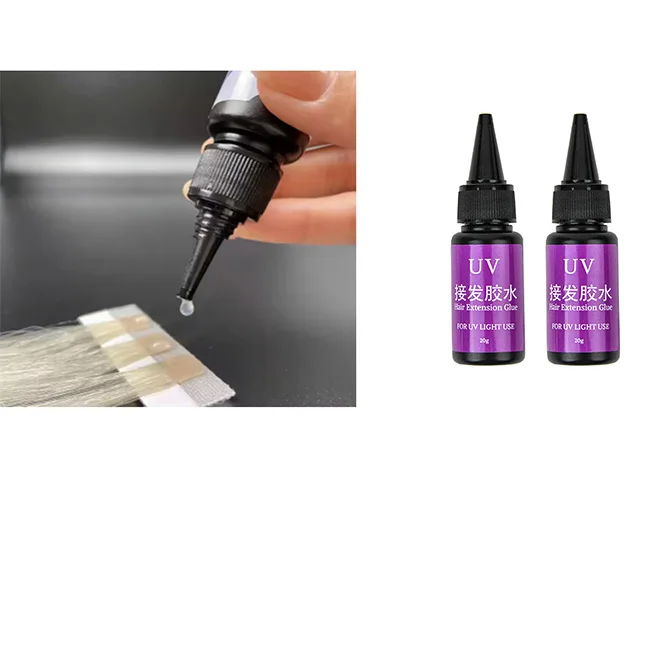 Factory Hot Selling Hair Extension Glue Invisible Adhesive V Light Hair Extension Glue